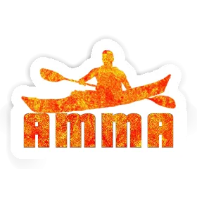 Amma Sticker Kayaker Image