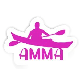 Kayaker Sticker Amma Image