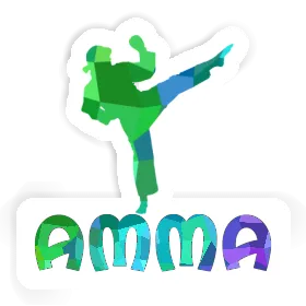 Sticker Karateka Amma Image