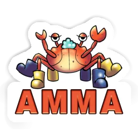 Crab Sticker Amma Image