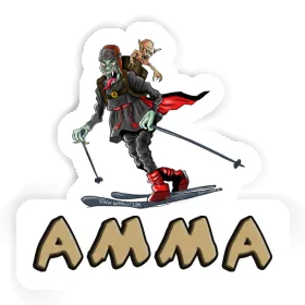 Telemarker Sticker Amma Image