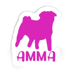 Pug Sticker Amma Image