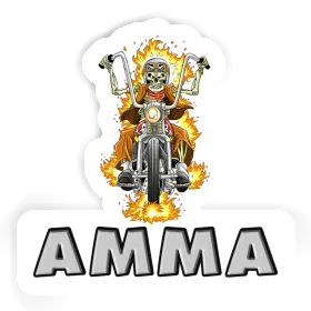 Sticker Amma Motorbike Rider Image