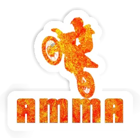 Amma Sticker Motocross Rider Image