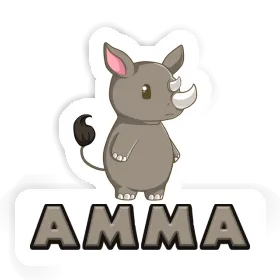 Rhino Sticker Amma Image