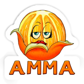 Orange Sticker Amma Image