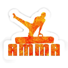 Amma Autocollant Gymnaste Image