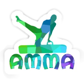 Autocollant Gymnaste Amma Image