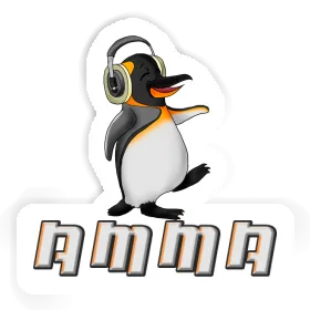 Music Penguin Sticker Amma Image