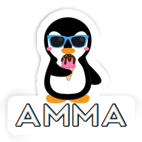 Amma Sticker Ice Cream Penguin Image