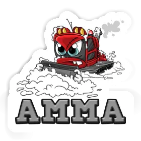 Amma Sticker Snow groomer Image