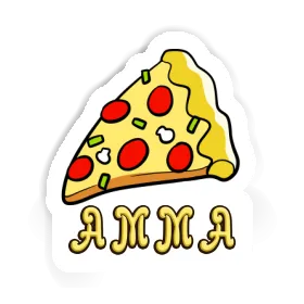 Sticker Amma Slice of Pizza Image