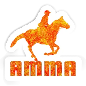 Horse Rider Sticker Amma Image