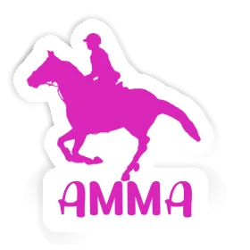 Sticker Amma Horse Rider Image