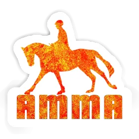 Horse Rider Sticker Amma Image