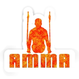 Autocollant Gymnaste aux anneaux Amma Image