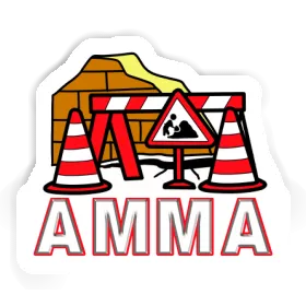 Amma Sticker Baustelle Image