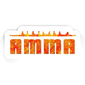 Rowboat Sticker Amma Image