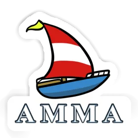 Sailboat Sticker Amma Image