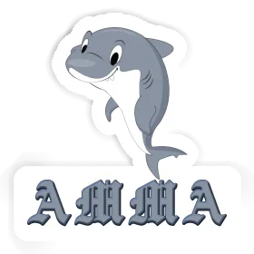 Shark Sticker Amma Image