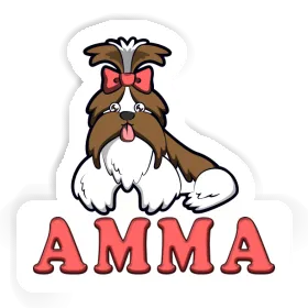 Amma Sticker Shih Tzu Image