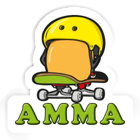 Sticker Skateboard Egg Amma Image