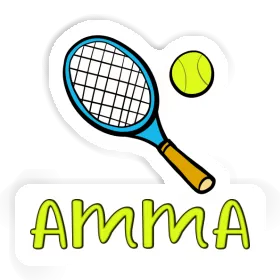 Sticker Tennis Racket Amma Image