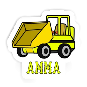 Amma Sticker Front Tipper Image