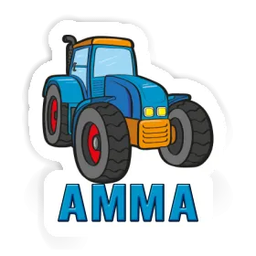 Sticker Amma Tractor Image