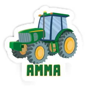 Sticker Amma Tractor Image