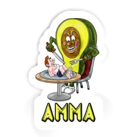 Sticker Amma Avocado Image