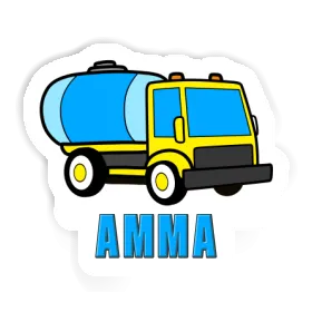 Sticker Amma Water Truck Image