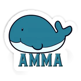 Sticker Whale Fish Amma Image