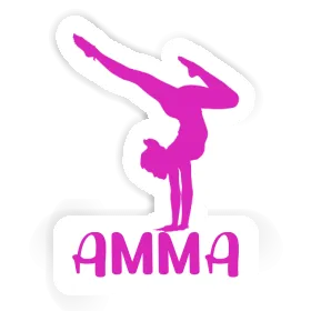 Sticker Yoga Woman Amma Image