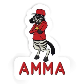 Sticker Zebra Amma Image