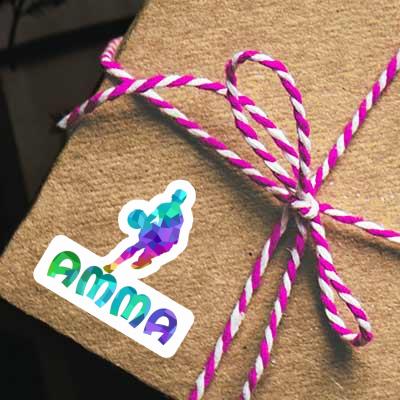 Sticker Amma Basketball Player Gift package Image