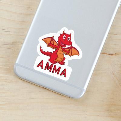 Sticker Amma Dragon Laptop Image