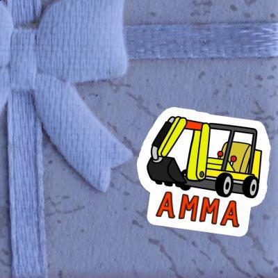 Amma Sticker Mini-Excavator Laptop Image