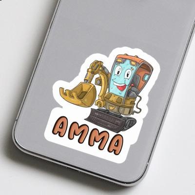 Sticker Amma Little Excavator Image