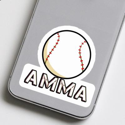 Amma Autocollant Baseball Laptop Image