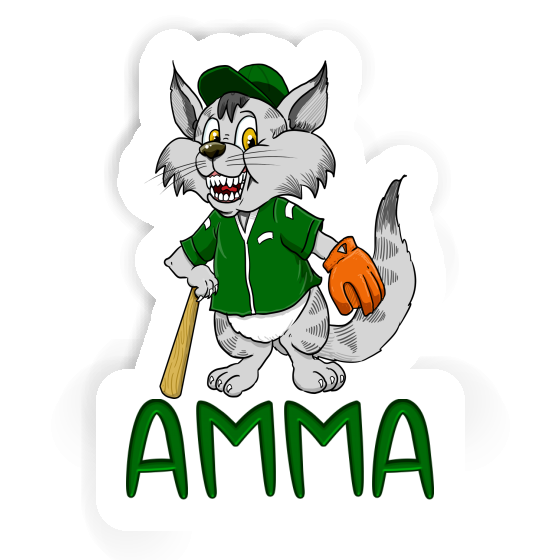 Amma Sticker Baseball Cat Gift package Image