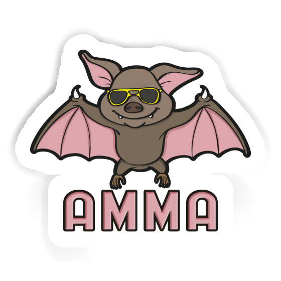 Aufkleber Fledermaus Amma Notebook Image