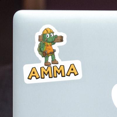 Construction worker Sticker Amma Notebook Image