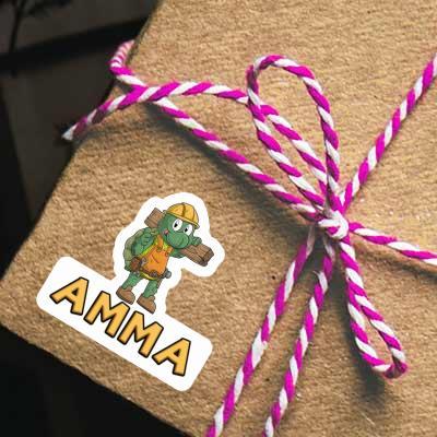 Construction worker Sticker Amma Laptop Image