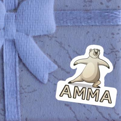 Sticker Amma Bear Laptop Image