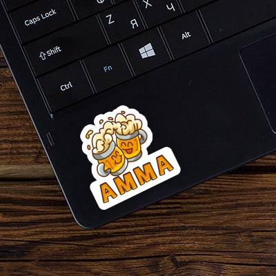 Sticker Amma Beer Laptop Image