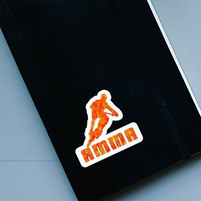 Amma Sticker Biker Laptop Image