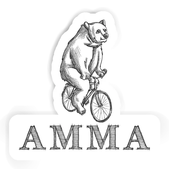 Autocollant Amma Cycliste Laptop Image