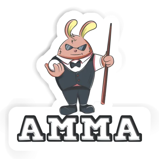 Billiard Player Sticker Amma Gift package Image