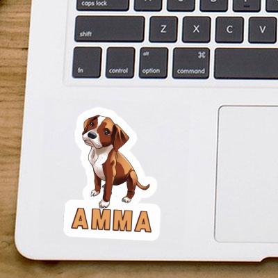 Amma Sticker Boxer Dog Image